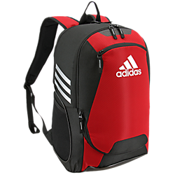 red and black adidas backpack