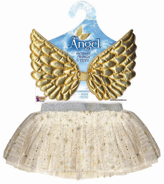 baby angel wings and tutu