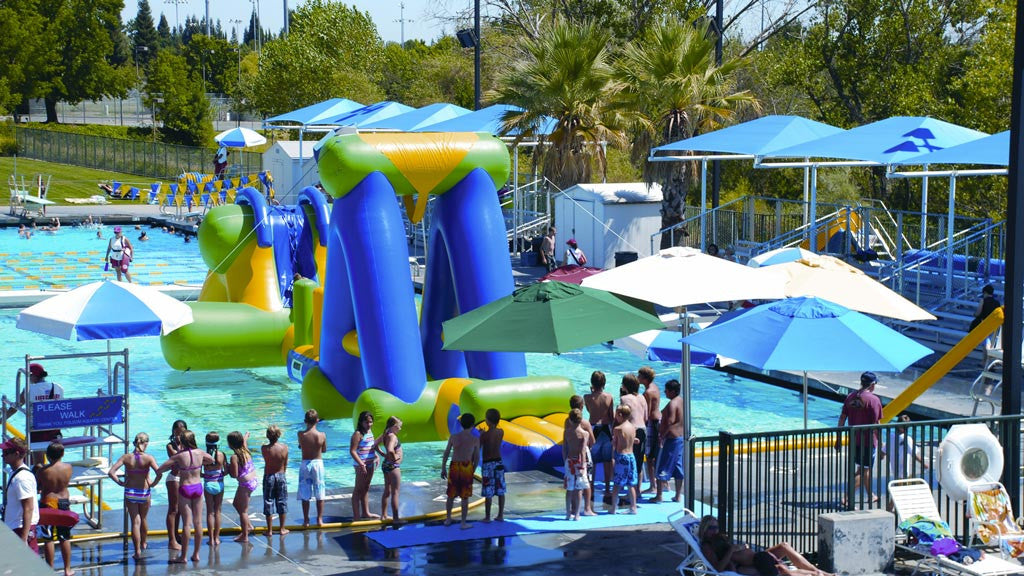 Folsom Aquatic Center - Aflex Commercial Pool Inflatables