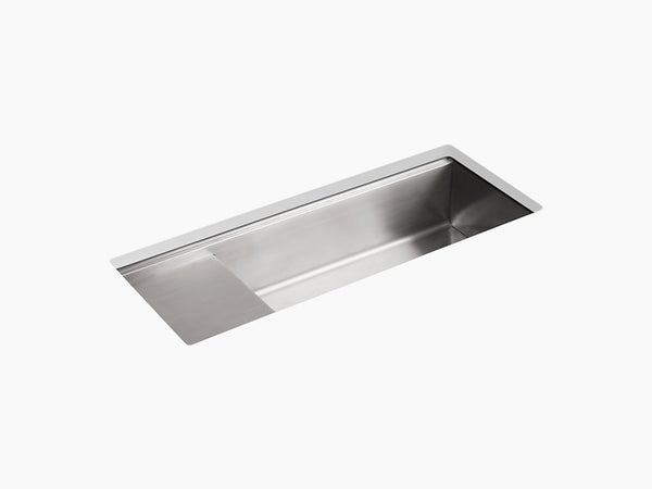 Kohler Stages K 3761 Na 45 Undermount Single Bowl Stainless Steel Kitchen Sink With Wet Surface Area