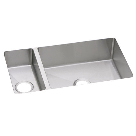 Elkay Crosstown 16 Gauge Stainless Steel 32 1 4 X 18 1 4 X 10 30 70 Double Bowl Undermount Sink Efru321910