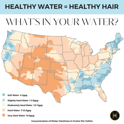 hair loss-thin hair-hard water-healthy hair