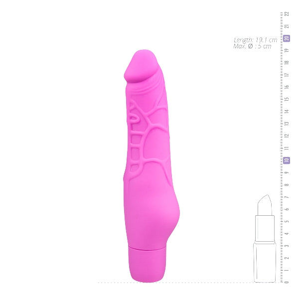 Silicone Realistic Vibrator Pink