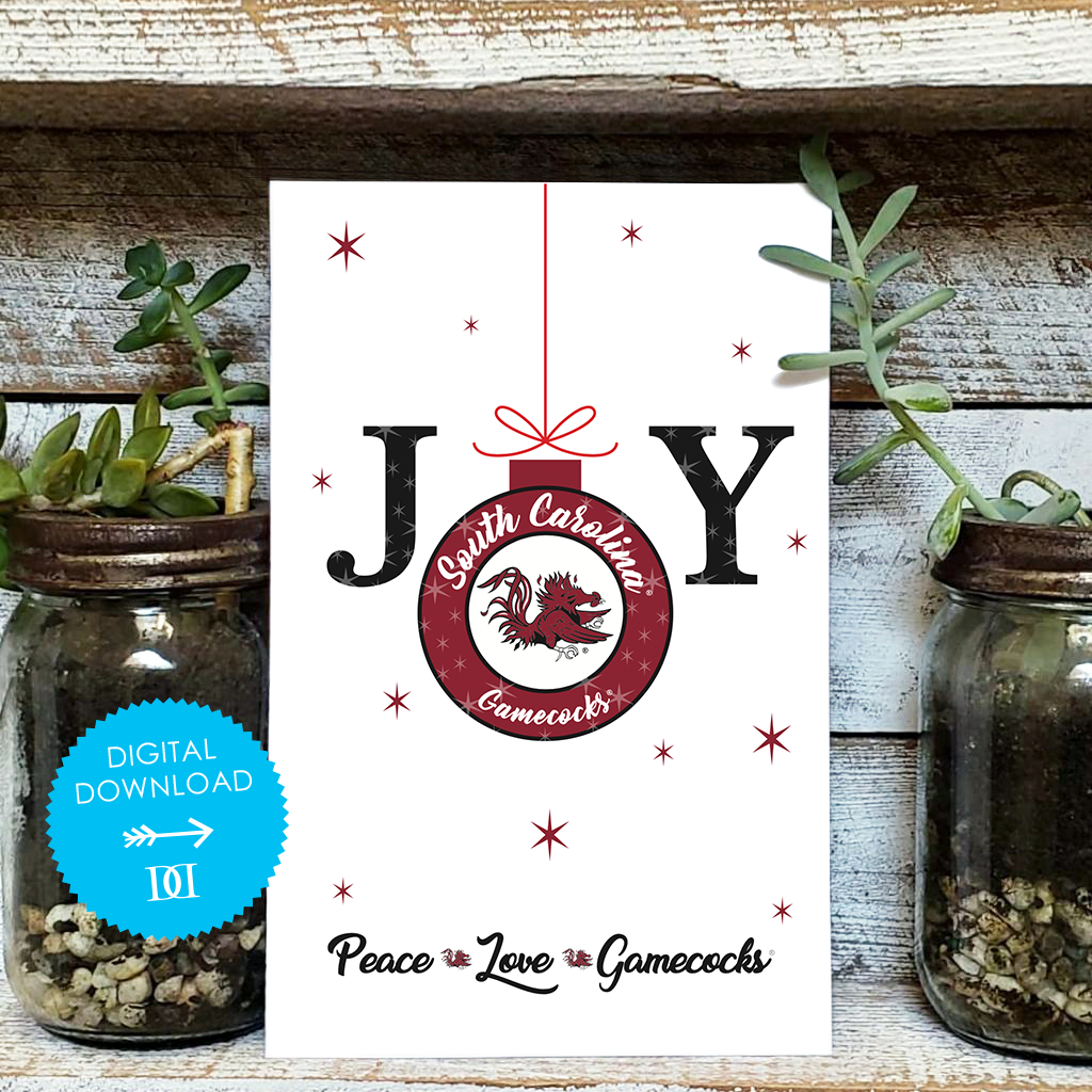 South Carolina Joy Christmas Card - Digital Download