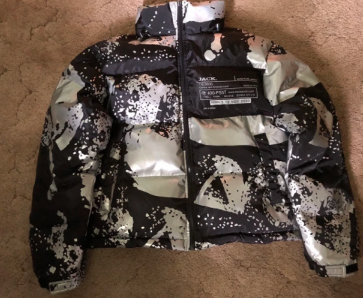 激安で通販 【新品】TRAVIS SCOTT REFLECTIVE DOWN PUFFER tunic.store