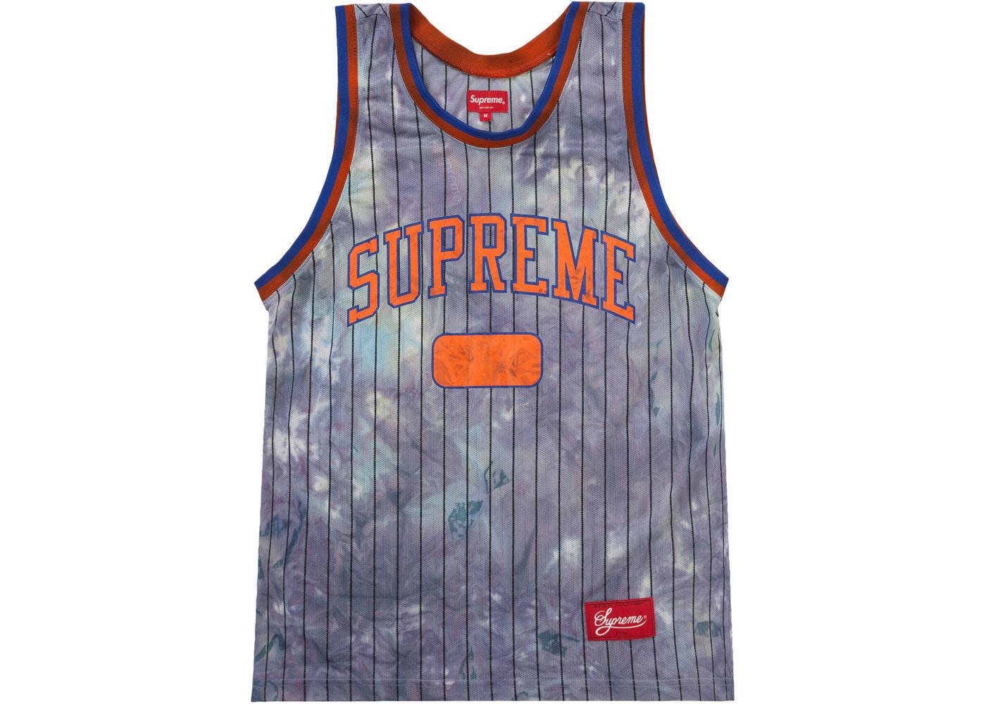Supreme Dyed Basketball Jersey Royal – Kickzr4us