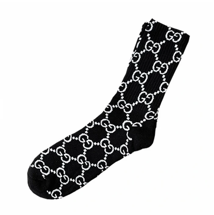 Black 'GG' Logo Socks Kickzr4us