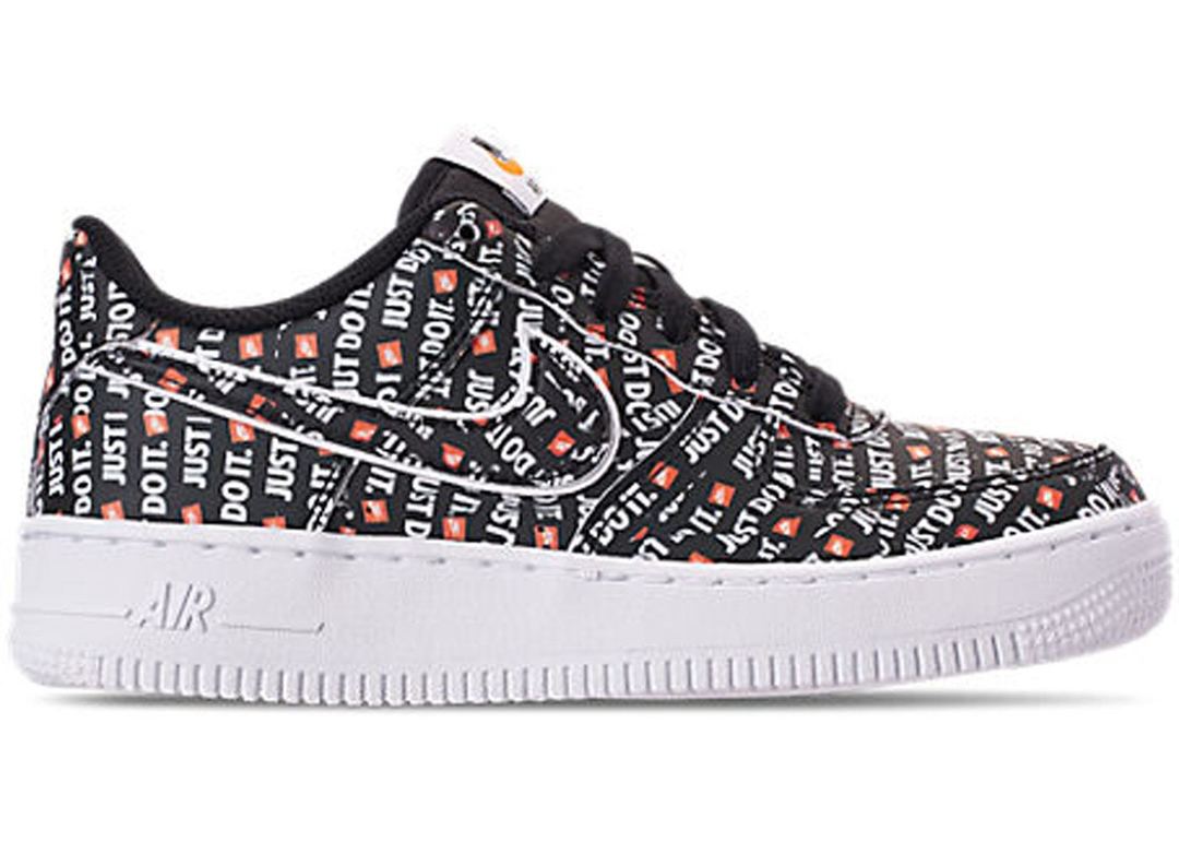air force 1 just do it pack black
