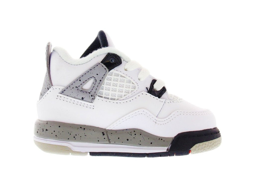 Toddler Air Jordan 4 Retro White Cement 