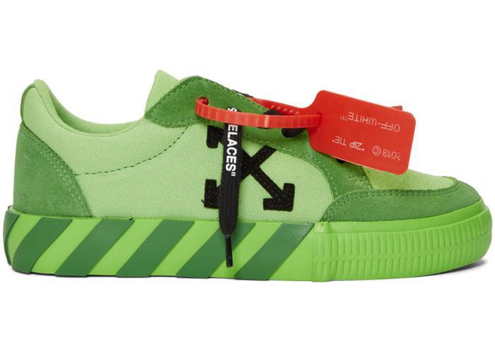 Off-White Vulc Low Green Canvas FW19 (W 