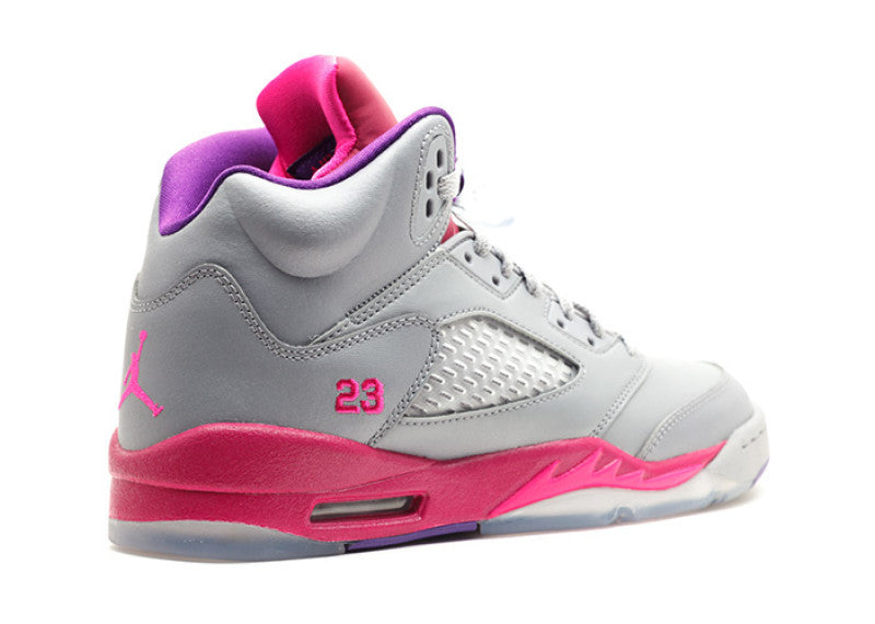 grey pink jordan 5