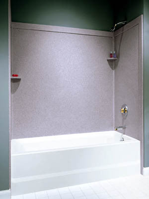 How to install tub by alcove method