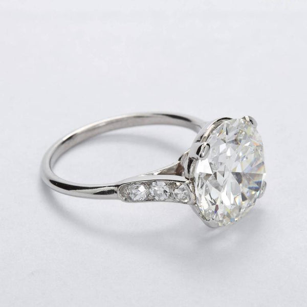cartier round engagement ring