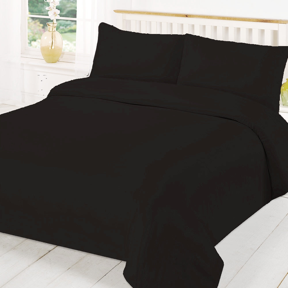 Black Bedding Black Duvet Cover Egyptian Flannelette And