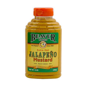 Beaverton Foods 267 Beaver Jalapeno Mustard (SET OF 6 PER CASE)