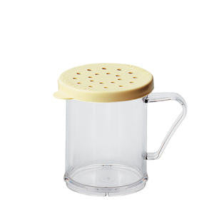 Cambro Manufacturing 96SKRC135 Camwear Shaker Cheese with Yellow Lid (1 EACH)