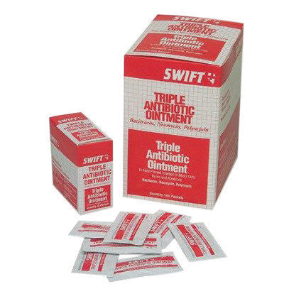 Swift 231209G First Aid 1 Gram Foil Pack Triple Antibiotic Ointment (144 Per Box) (1/BX)