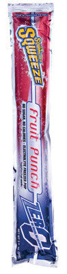 Sqwincher 159200228 3 Ounce Sqweeze ZERO Fruit Punch Sugar Free Electrolyte Freezer Pop - Yields 3 Ounces (150/EA)