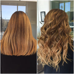 Instant ombré hair color without having to color your hair with Sasa Tresses
