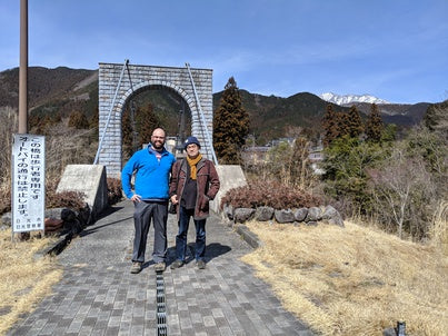 Two Irish guys in Nikko, Japan