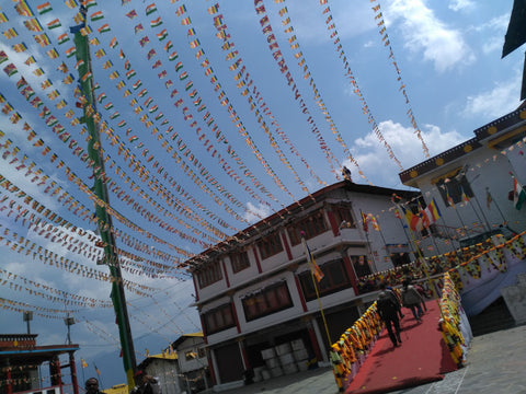 Tawang monestary's main square