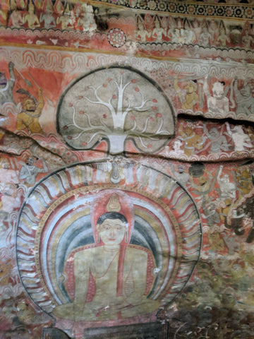 Ceiling of the Dambulla Cave Temple