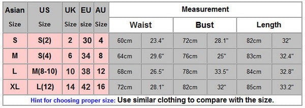 us size dress to eu