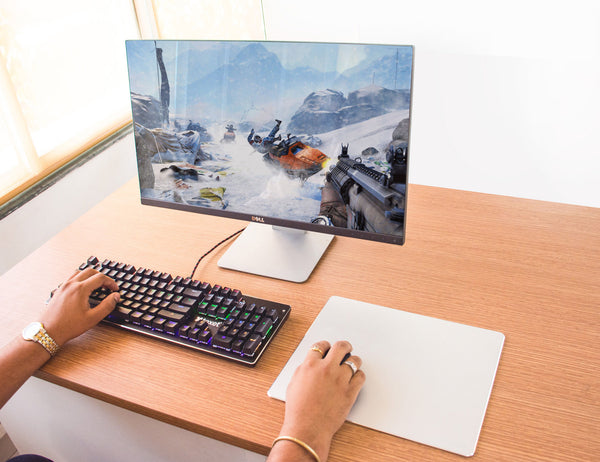 Mechanical Gaming keyboard and mouse pad