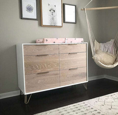 diy hairpin legs dresser 