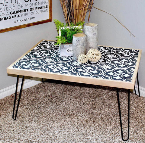 tile mosaic coffee table bench stool 