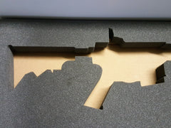 Pelican Storm Case iM 3200 Custom foam cutout for smith and wesson ar15