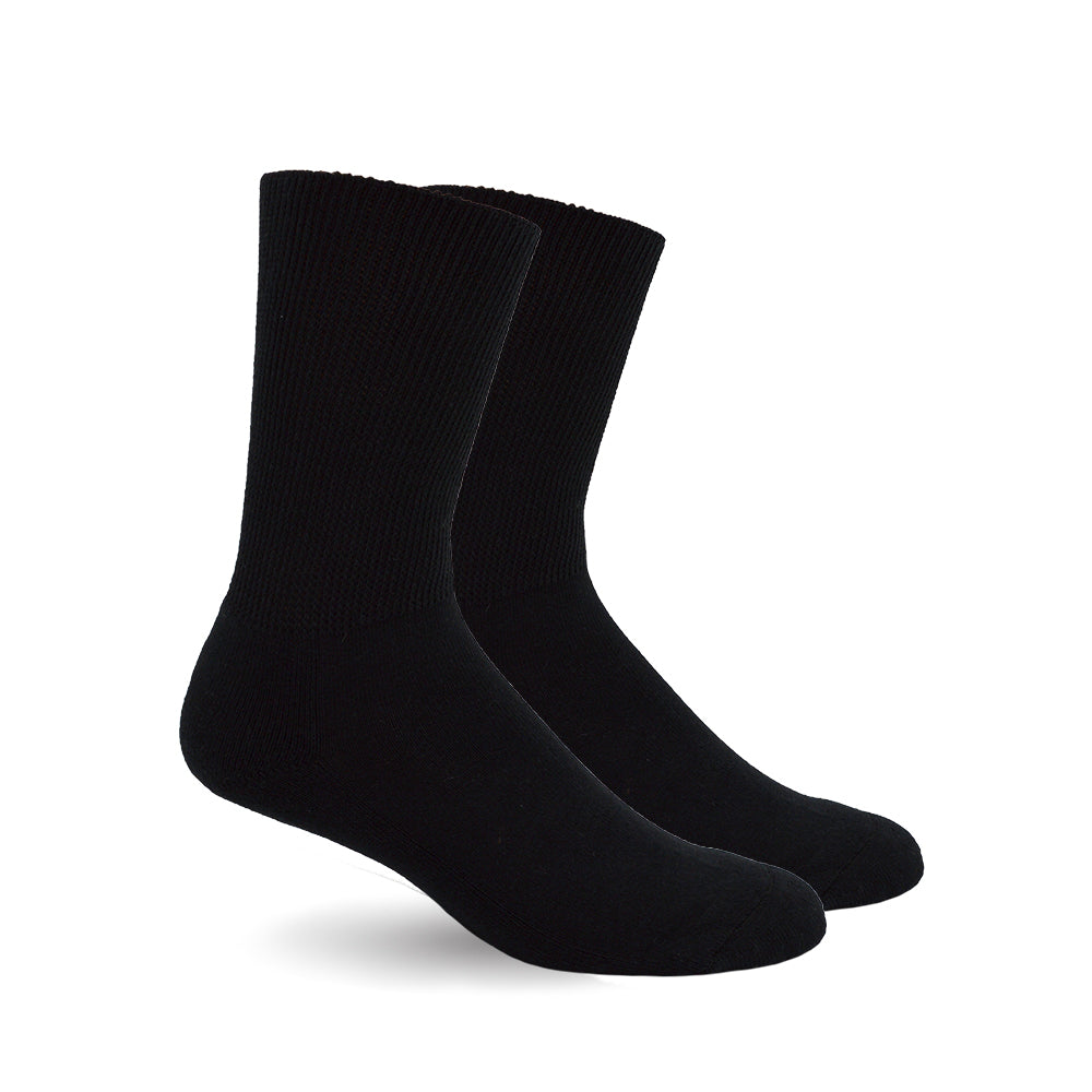 Dark Grey Regular Socks in Pure Cotton