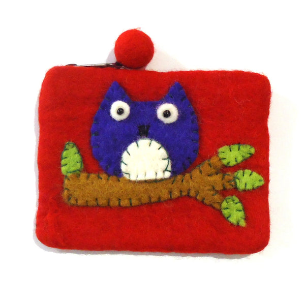 felt coin purse