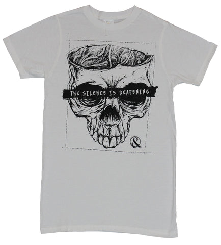 Of Mice and Men Mens T-Shirt - The Silence is Deafening Skull Face