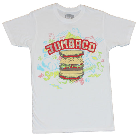 Jack in The Box (Fast Food Resturant) Mens T-Shirt - Jumbaco Giant Huge Bur