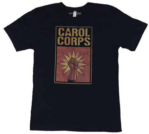 Captain Marvel (Marvel Comics) Mens T-Shirt - Carol Corps Power Fist Logo Image