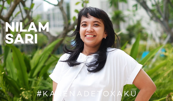 Nilam Sari, #KarenaDetoxAku Suka Sayur