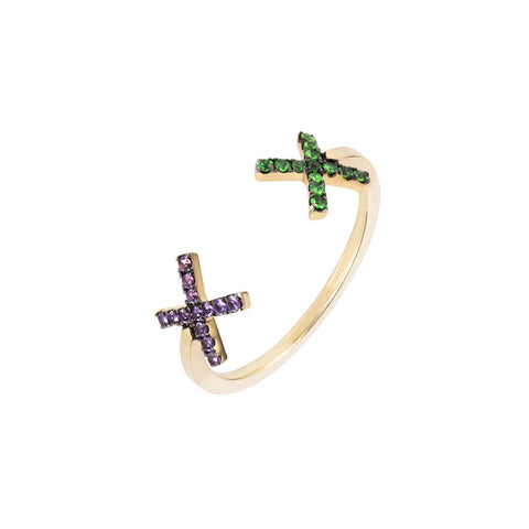 RUIFIER Elements Cross Ring as seen in Solitaire Magazine 