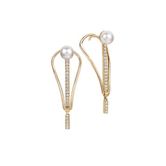 Shop the RUIFIER Icon Fine Pearl Spire Earrings