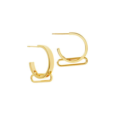 Shop the RUIFIER Nexus Petite Levitate Hoop Earrings