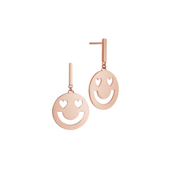 Shop the RUIFIER FRIENDS Super Smitten Disc Earrings Rose Gold