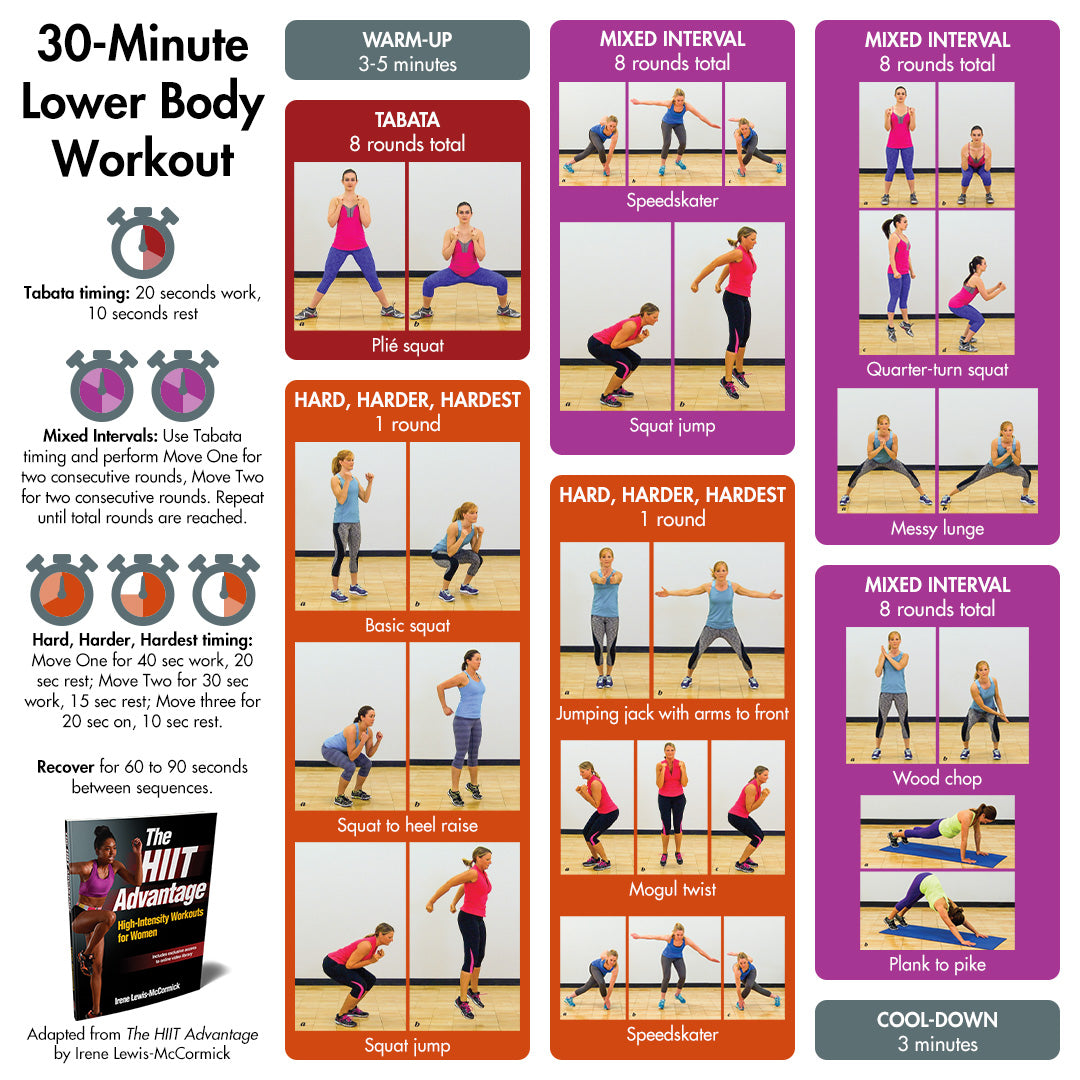 HIIT 30 Minute Lower Body Workout