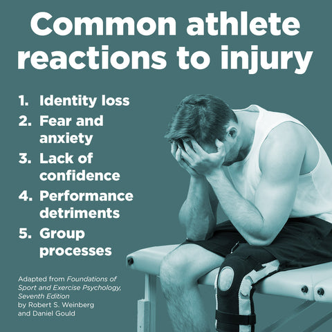 Psychological reactions to exercise and athletic injury