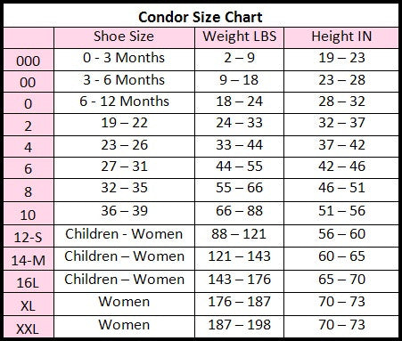 Lila And Hayes Size Chart