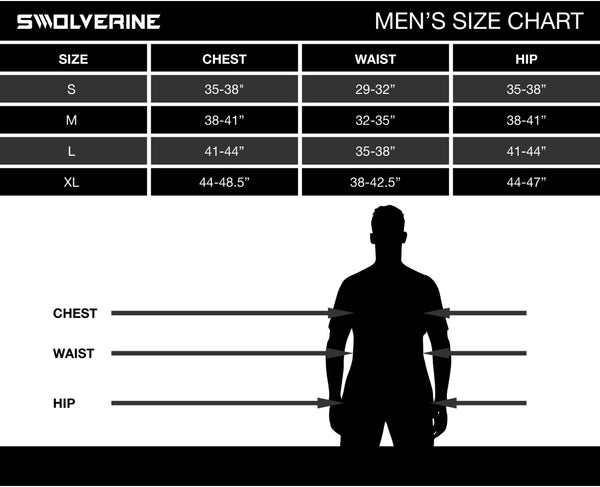 Swolverine - Size Chart