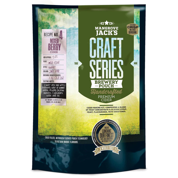 Mangrove Jack’s Mixed Berry Cider Kit Kit Only - Toronto Brewing