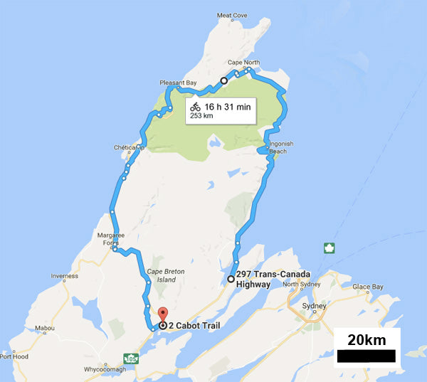 Cabot trail Cape Bretton Bike Tour