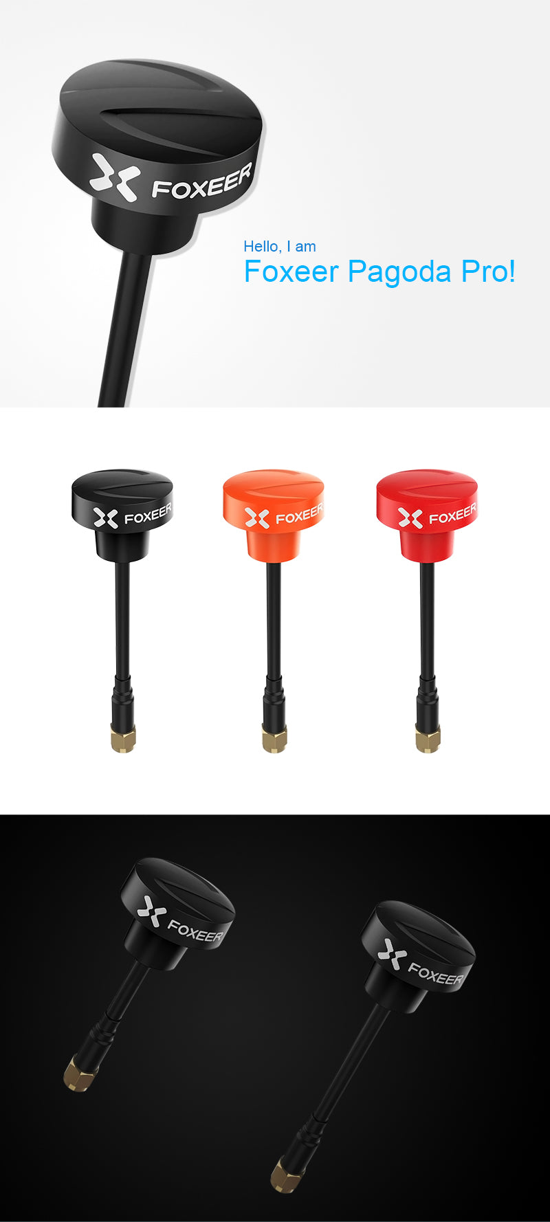 Foxeer Pagoda Pro Antenna Long for Sale