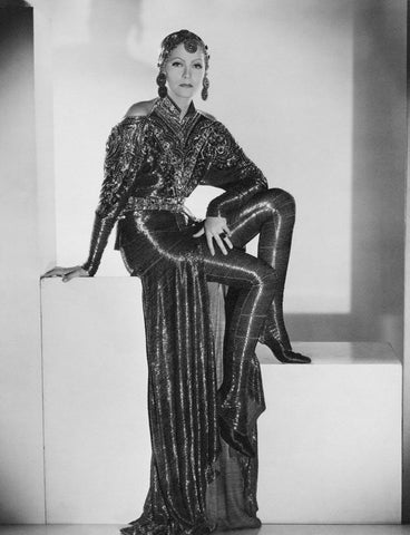 Greta Garbo in Gilbert Adrian Dress in Mata Hari 1931