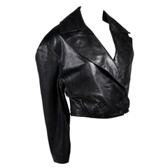 Alaia 80's leather jacket
